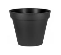 Pot De Fleur Rond Toscane 100 X H.79 Cm Anthracite Gris