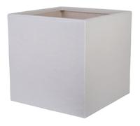 Pot de fleur - STRATA - L - Carré - Riven - Ø 38.5cm x 46.5cm H - Couleur pierre