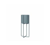 Pot de fleur sur pied KENA 55 cm, gris acier, Blomus