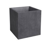 Pot de fleur SYDNEY - Plastique - Anthracite - Carré - 39.5x395x43 cm - 31 L - ARTEVASI