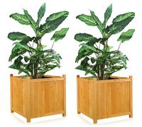 Pot de fleurs 50x50 Miel Jardinière Pot de fleurs Cache-pot