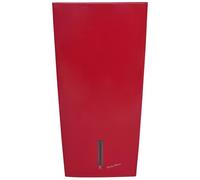 Pot de fleurs à réserve d'eau Hydrosystem Eva New Carré Haut 37x37cm - H68,5cm - 69L - Rouge - Fabrication Française