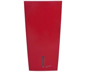 Pot de fleurs à réserve d'eau Hydrosystem Eva New Carré Haut 37x37cm - H68,5cm - 69L - Rouge - Fabrication Française