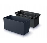 Urbi Case Balcony Gardener, Dimensions (mm) 395x185x195, couleur anthracite