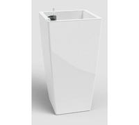 Pot de fleurs - ARTEVASI - Pisa SWS 60 BR - Intérieur/extérieur - Plastique - Ø33 x H61 cm - 45 L - Blanc