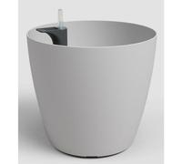 Pot de fleurs ARTEVASI San Remo, Ø36 x H33,5 cm, 25 L, Gris clair, Plastique, Intérieur/extérieur
