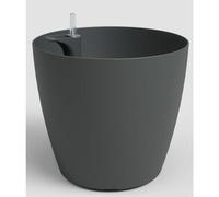 Pot de fleurs ARTEVASI San Remo, Ø36 x H33,5 cm, 25 L, Plastique, Gris anthracite, Intérieur/extérieur