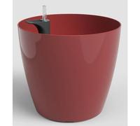 Pot de fleurs - ARTEVASI - San Remo SWS 30 BR - Intérieur/extérieur - Plastique - Ø30 x H27 cm - 14,5 L - Rouge foncé