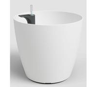 Pot de fleurs - ARTEVASI - San Remo SWS 30 MA - Intérieur/extérieur - Plastique - Ø30,5 x H27 cm - 14,5 L - Blanc