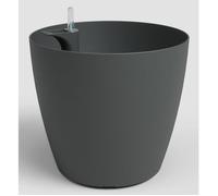 Pot de fleurs - ARTEVASI - San Remo SWS 30 MA - Intérieur/extérieur - Plastique - Ø30,5 x H27 cm - 14,5 L - Gris anthracite