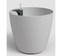 Pot de fleurs - ARTEVASI - San Remo SWS 30 MA - Intérieur/extérieur - Plastique - Ø30,5 x H27 cm - 14,5 L - Gris clair