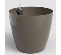 Pot de fleurs - ARTEVASI - San Remo SWS 36 BR - Intérieur/extérieur - Plastique - Ø36 x H33,5 cm - 25 L - Taupe