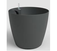 Pot de fleurs San Remo SWS 36 MA - Plastique - Gris anthracite - Ø36 x H33,5 cm - 25 L - Int/Ext - ARTEVASI