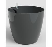 Pot de fleurs - ARTEVASI - San Remo SWS 42 BR - Intérieur/extérieur - Plastique - Ø42,7 x H39,5 cm - 42,3 L - Gris anthracite
