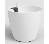 Pot de fleurs - ARTEVASI - San Remo SWS 42 MA - Intérieur/extérieur - Plastique - Ø43,3 x H39,5 cm - 42,3 L - Blanc