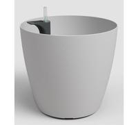 Pot de fleurs - ARTEVASI - San Remo SWS 42 MA - Intérieur/extérieur - Plastique - Ø43,3 x H39,5 cm - 42,3 L - Gris clair