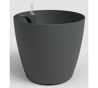 Pot de fleurs - ARTEVASI - San Remo SWS 42 MA - Intérieur/extérieur - Plastique - Ø43,3 x H39,5 cm - 42,3 L - Gris anthracite