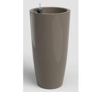 Pot de fleurs ARTEVASI Santorini, Ø33 x H65 cm, 43 L, Taupe, Plastique, Intérieur/extérieur