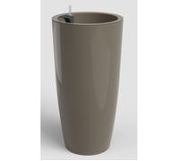 Pot de fleurs - ARTEVASI - Santorini SWS 65 BR - Intérieur/extérieur - Plastique - Ø33 x H65 cm - 43 L - Taupe