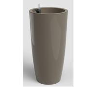 Pot de fleurs - ARTEVASI - Santorini SWS 78 BR - Intérieur/extérieur - Plastique - Ø40 x H78 cm - 72 L - Taupe