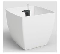 Pot de fleurs - ARTEVASI - Siena SWS 30 MA - Intérieur/extérieur - Plastique - Ø30 x H27 cm - 17,5 L - Blanc