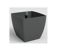 Pot de fleurs auto-irrigation SIENA 30x30x27 cm SWS 17,5 L anthracite mat