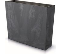 Pot de fleurs autoportant avec insert anthracite URBI CASE TOWER BETON EFFECT DUC800TE-S433