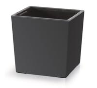 Prosperplast Pot de fleurs 2 en 1 carré avec seau intérieur plastique anthracite