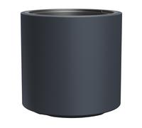Prosperplast Heos Pot de fleurs avec insert en plastique robuste pour l'intérieur et l'extérieur Résistant aux UV et au gel Anthracite 29,8 x 29 cm