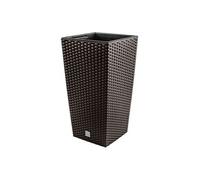 Pot de fleurs avec insert carré Prosperplast Rato DRTS265 440U umbra