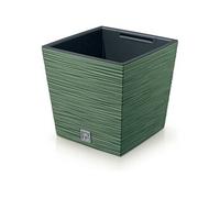 Pot de fleurs avec insert couleur vert