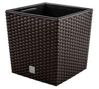 Pot de fleurs avec insert de 21L Prosperplast Rato Low DRTS325L 440U umbra G