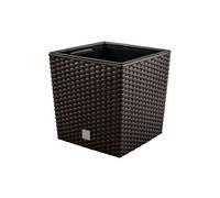 PROSPERPLAST Rato 10 litres avec bac de plantation ocre foncé 22,3 x 22,3 x 22,8 cm.