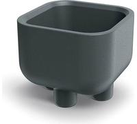 Pot de fleurs avec pieds MOLTA SQUARE 48 cm - Couleur : Graphite