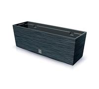 Pot de fleurs avec reserve d´eau 12 L anthracite - FURU