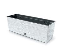 Pot de fleurs avec reserve d´eau 12 L blanc - FURU