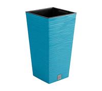 Pot de fleurs avec reserve d´eau 20x20x38cm bleu - FURU