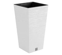Pot de fleurs FURU Square Bac de balcon Bac à fleurs blanc 60 L