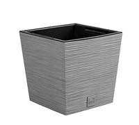 Pot de fleurs avec reserve d´eau 7,5 L gris galet - FURU