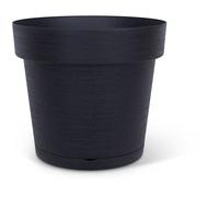 Garden ID – Pot de fleurs Glamour rond avec réserve Ø50 cm 47 L H43 cm Noir/Anthracite