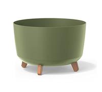 Prosperplast Pot de fleurs Gracia Standard Dgrl400-5615c 21,5 L pieds amovibles insert 390 mm vert