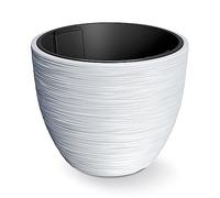 Prosperplast Pot de fleurs Collection Furu Blanc avec réservoir 47 x 47 x 38,5 cm 53 l