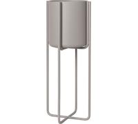 Pot de fleurs Blomus KENA, avec support, en acier revêtu par poudre, motif "pigeon pleureur", référence 66017