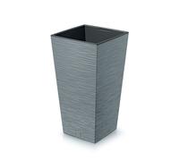 Pot de fleurs Prosperplast FURU SQUARE DFSH265-422U 265x265x500mm - couleur beton