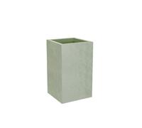 Pot De Fleurs Carré Basalt Up 29,5 X 49,5 Cm - 36 L - Vert Amande - Eda Gris