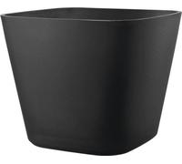 Pot de fleurs carré Deroma Origin, 38 x 32 cm, 30 L, Anthracite, Plastique recyclé
