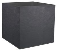 Pot de fleurs carré EDA Volcania 57 L, Intérieur/Extérieur, 49,5 x 49,5 x 49,5 cm, Gris Anthracite