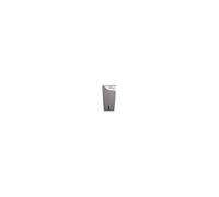 Pot de fleurs carré Eva New en plastique - 28 x 28 x H 52 cm - 31 L - Taupe
