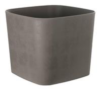Pot de fleurs carré - GARDEN ID - Swing Carré - 16 L - 30 x 30 h 25 cm - Tourbe