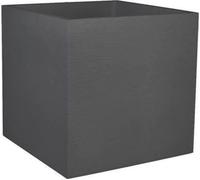 Pot de fleurs Carré Graphit, 50 cm, 57 L, 49,5 x 49,5 x H 49,5 cm, Gris Anthracite